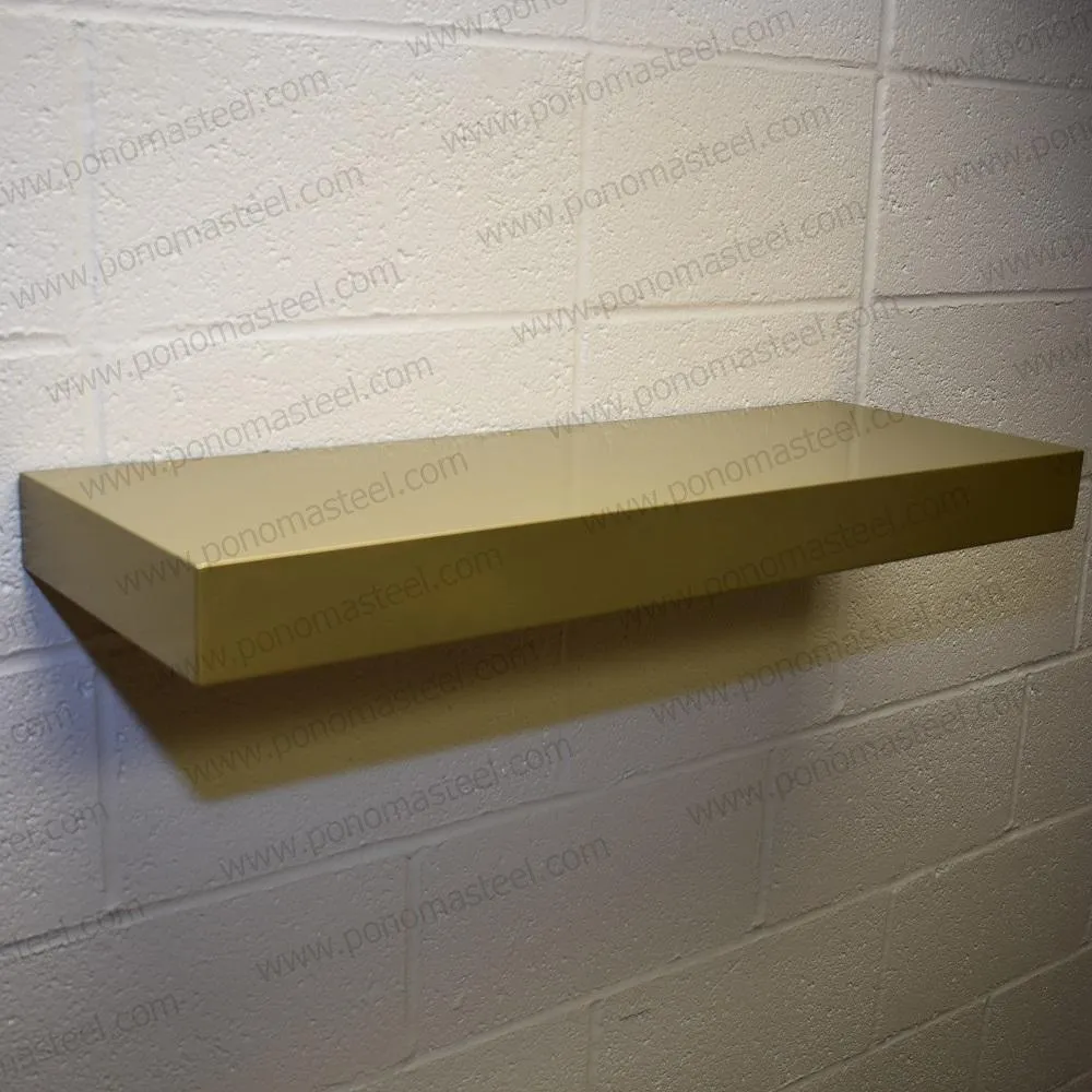 Metal shelves 53"- 57" (cm. 135 - 145) made-to-order floating shelves Ponoma®