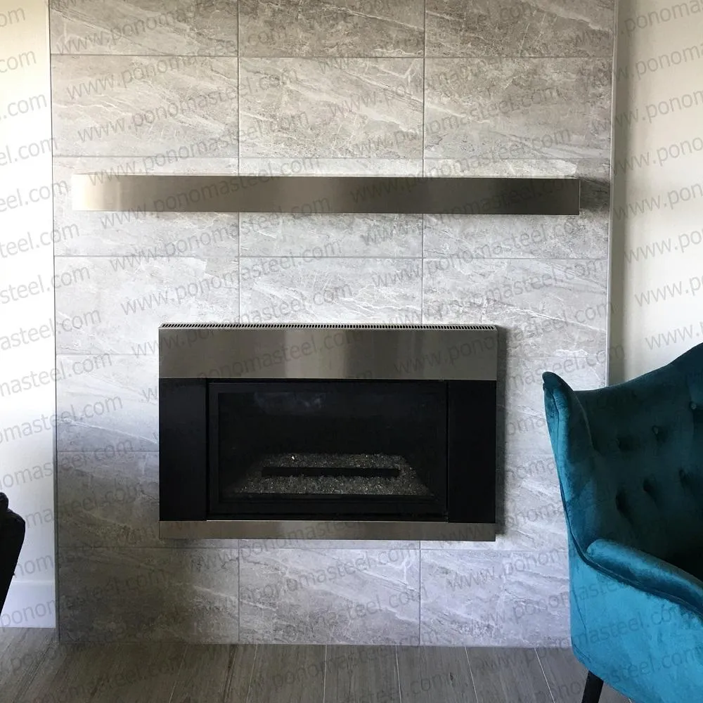 Metal shelves 53"- 57" (cm. 135 - 145) made-to-order floating shelves Ponoma®