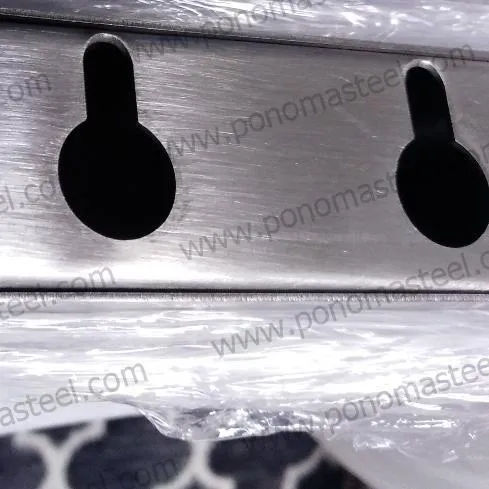 Metal shelves 53"- 57" (cm. 135 - 145) made-to-order floating shelves Ponoma®