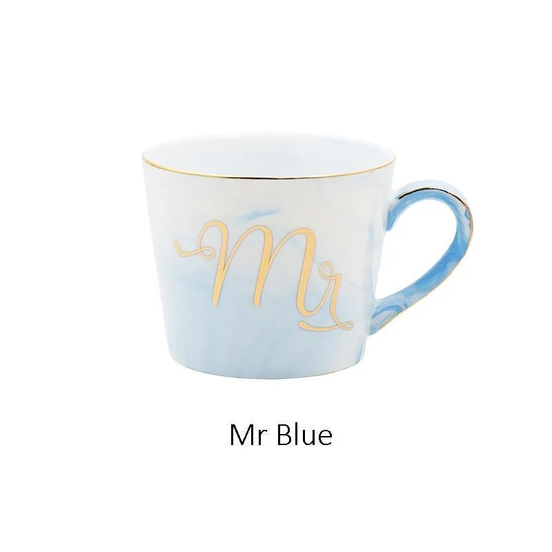 Natural Marble Porcelain Coffee Mug