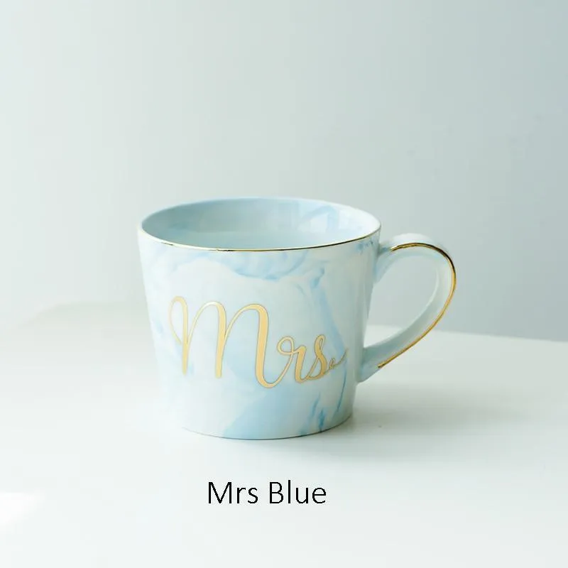 Natural Marble Porcelain Coffee Mug