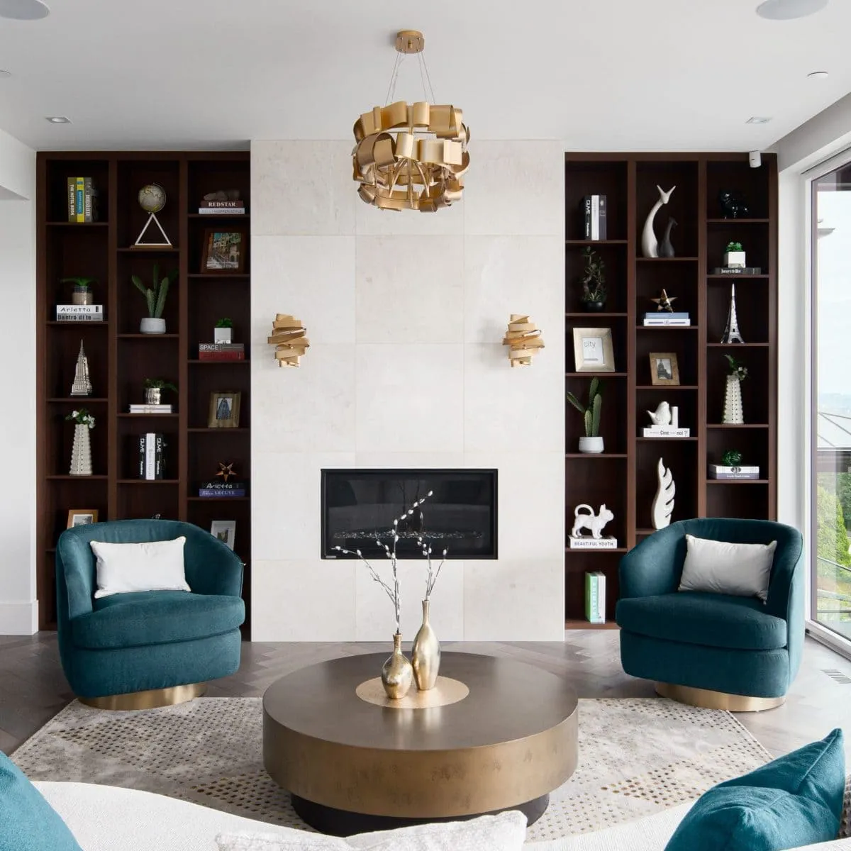 OLIVIA Fabric Accent Chair