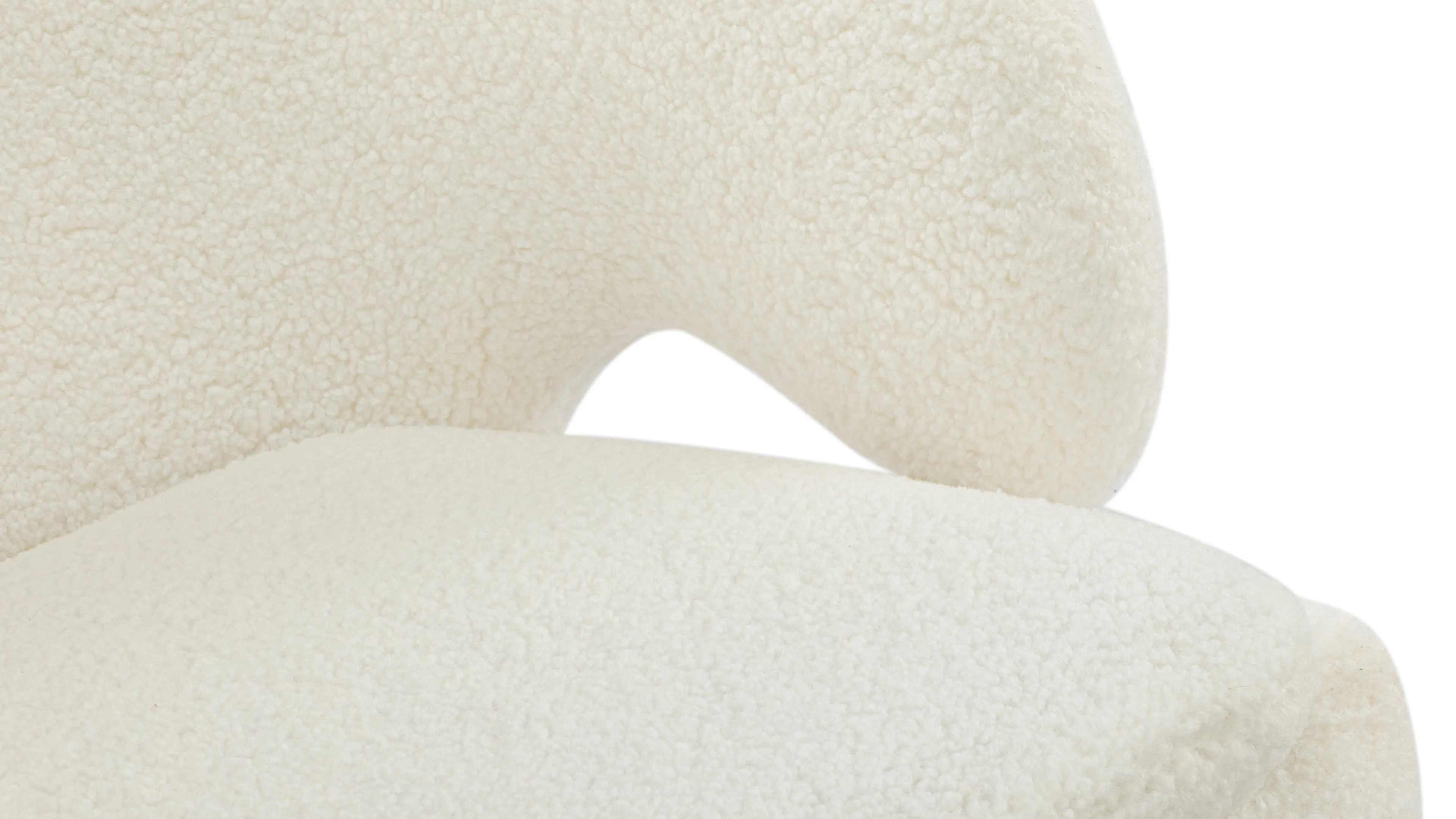 Pelican - Pelican  Lounge Chair, White Sherpa
