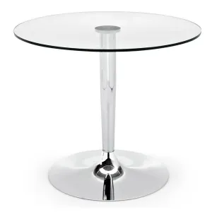 planet small glass dining table
