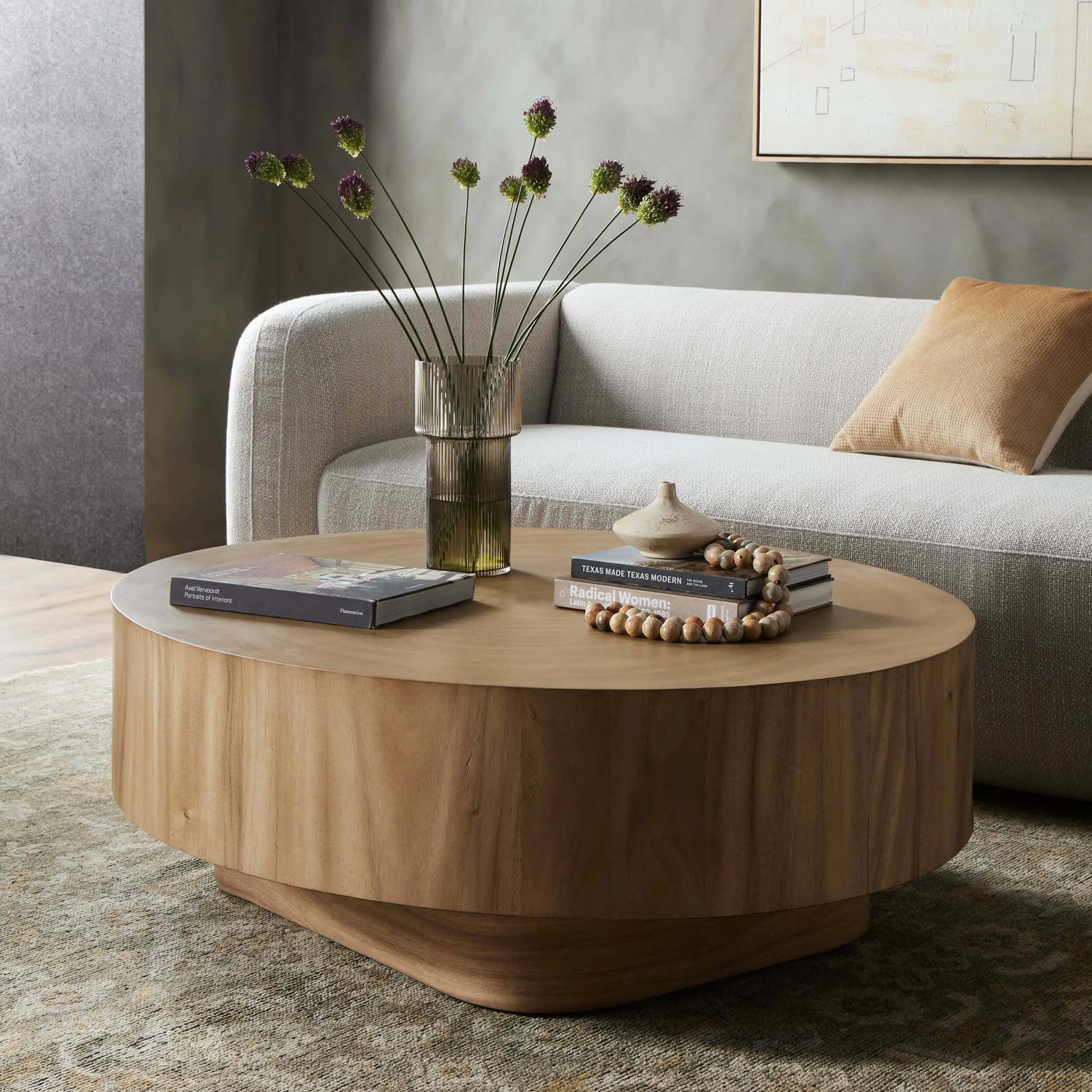 Posta Coffee Table, Gold Guanacaste