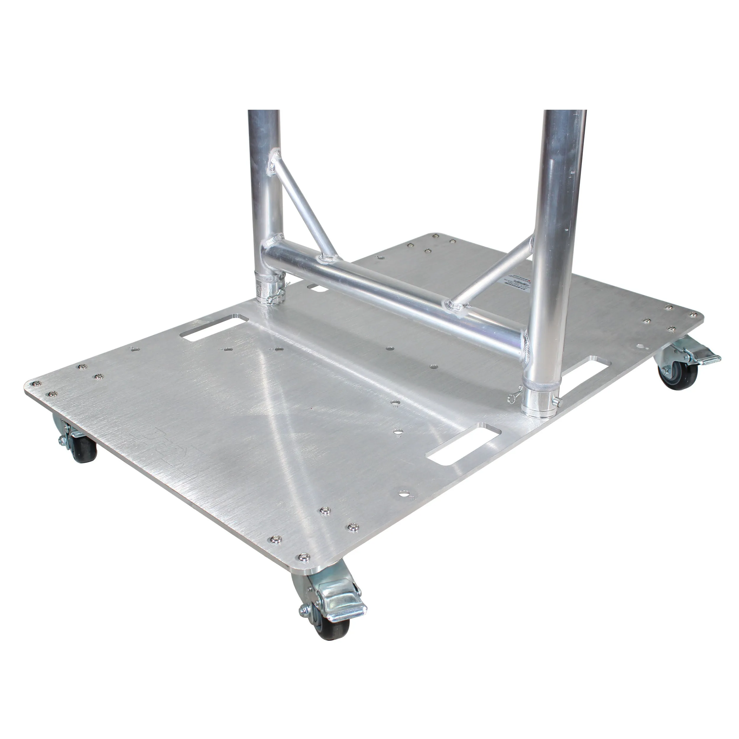 ProX XT-BP2430W 24 x 30 in. Module Base Plate with Locking Casters for ProX XT-GRU Rapid Grid Modular System | Black Finish