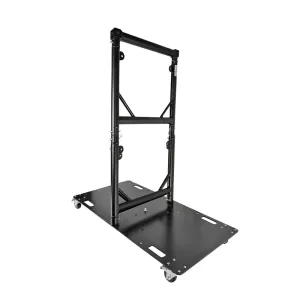 ProX XT-GRU-PKGX2 BLK Truss Modular 2X Rapid U Grid Trio Package for Lighting - Moving Heads W-Rolling Aluminum Baseplate | Black Finish