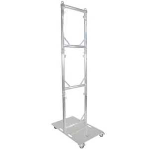 ProX XT-GRU-PKGX3 Truss Modular 3X Rapid U Grid Trio Package for Lighting - Moving Heads W-Rolling Aluminum Baseplate