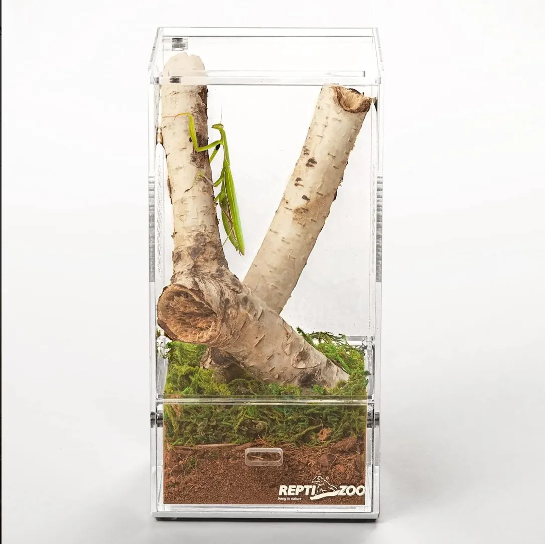 REPTIZOO Acrylic Breeding Enclosure ACR Series (Mantis Feeder)