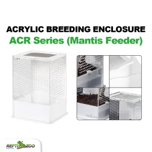 REPTIZOO Acrylic Breeding Enclosure ACR Series (Mantis Feeder)
