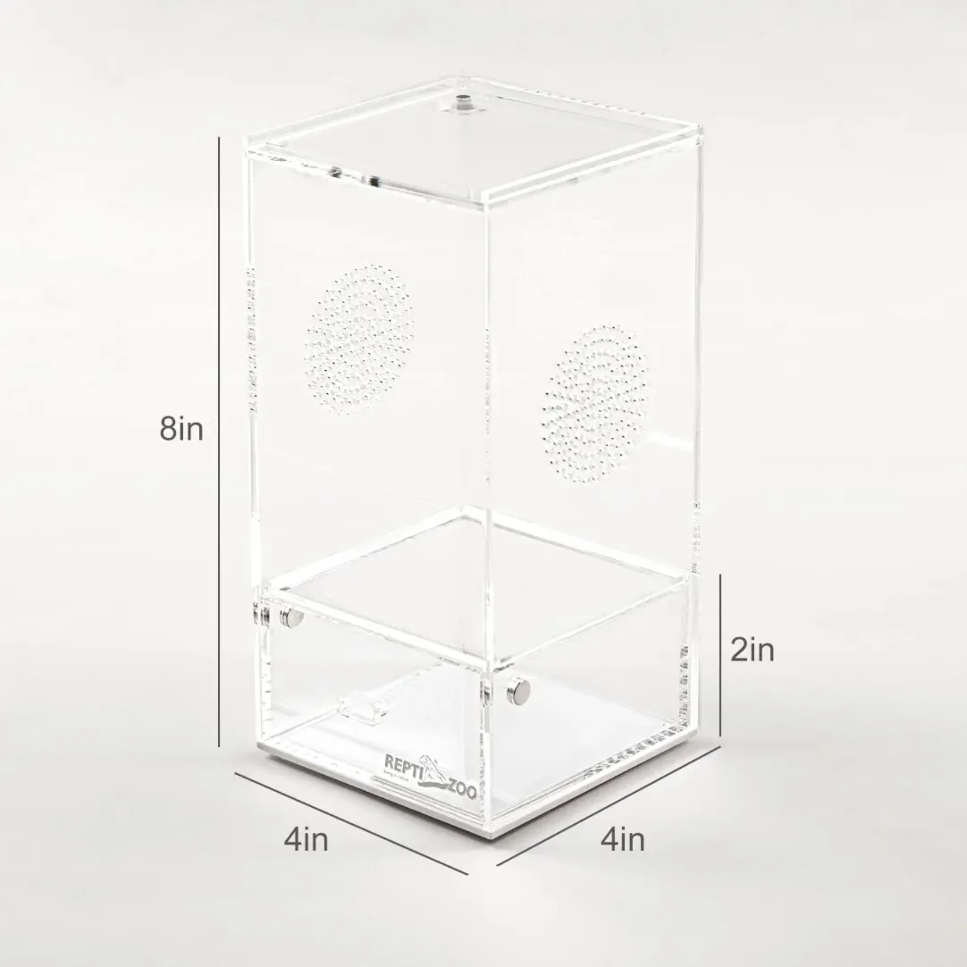 REPTIZOO Acrylic Breeding Enclosure ACR Series (Mantis Feeder)