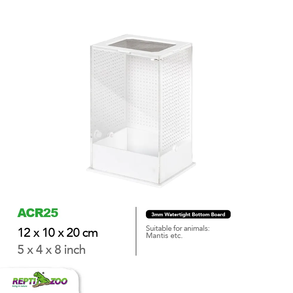 REPTIZOO Acrylic Breeding Enclosure ACR Series (Mantis Feeder)
