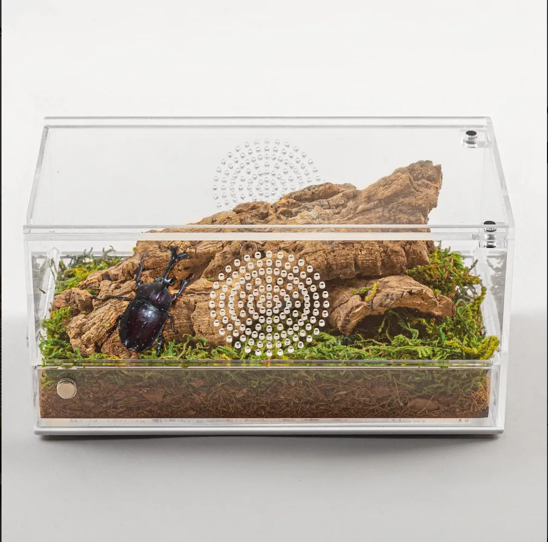 REPTIZOO Acrylic Breeding Enclosure ACR Series (Mantis Feeder)