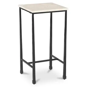 River Side Table, Botticino Marble