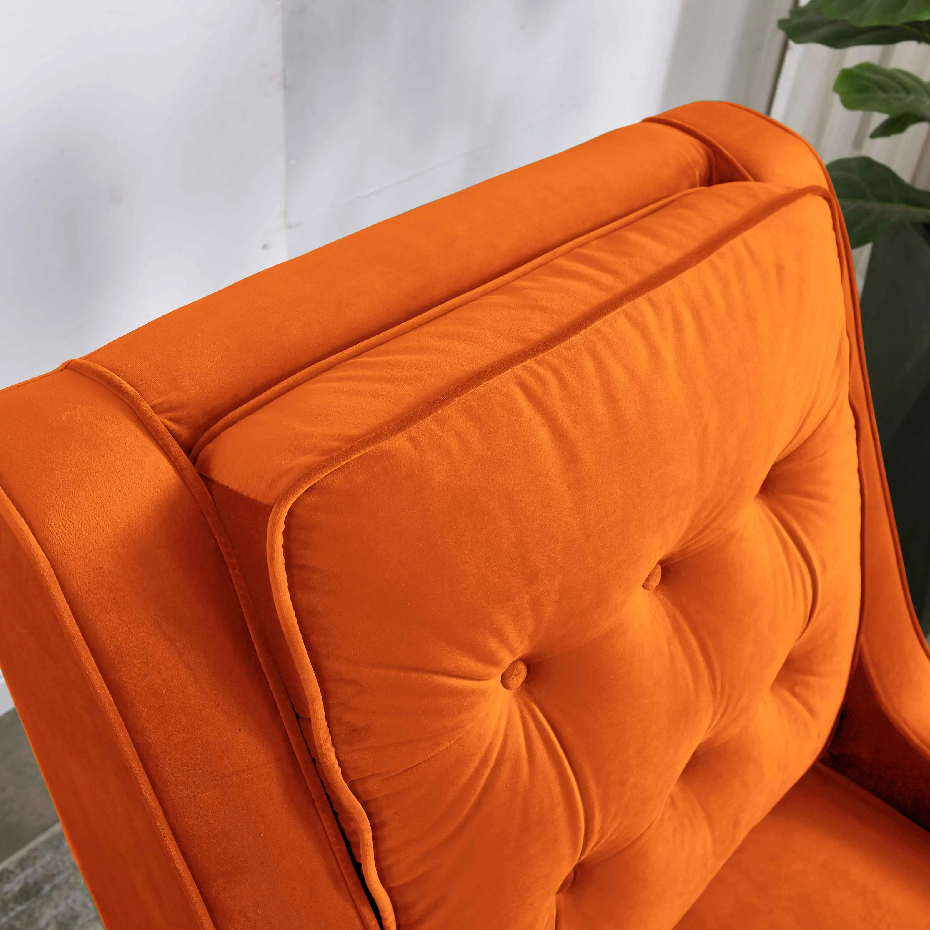 Rubeza Scott Collection Armchair - Burnt Orange