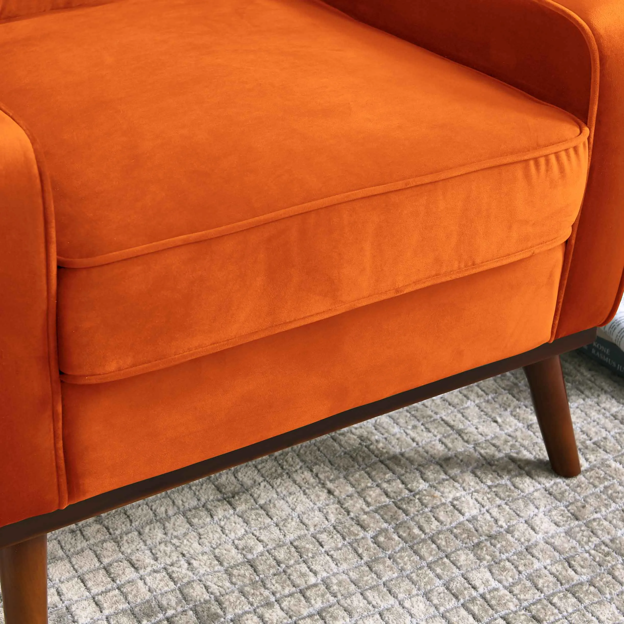 Rubeza Scott Collection Armchair - Burnt Orange