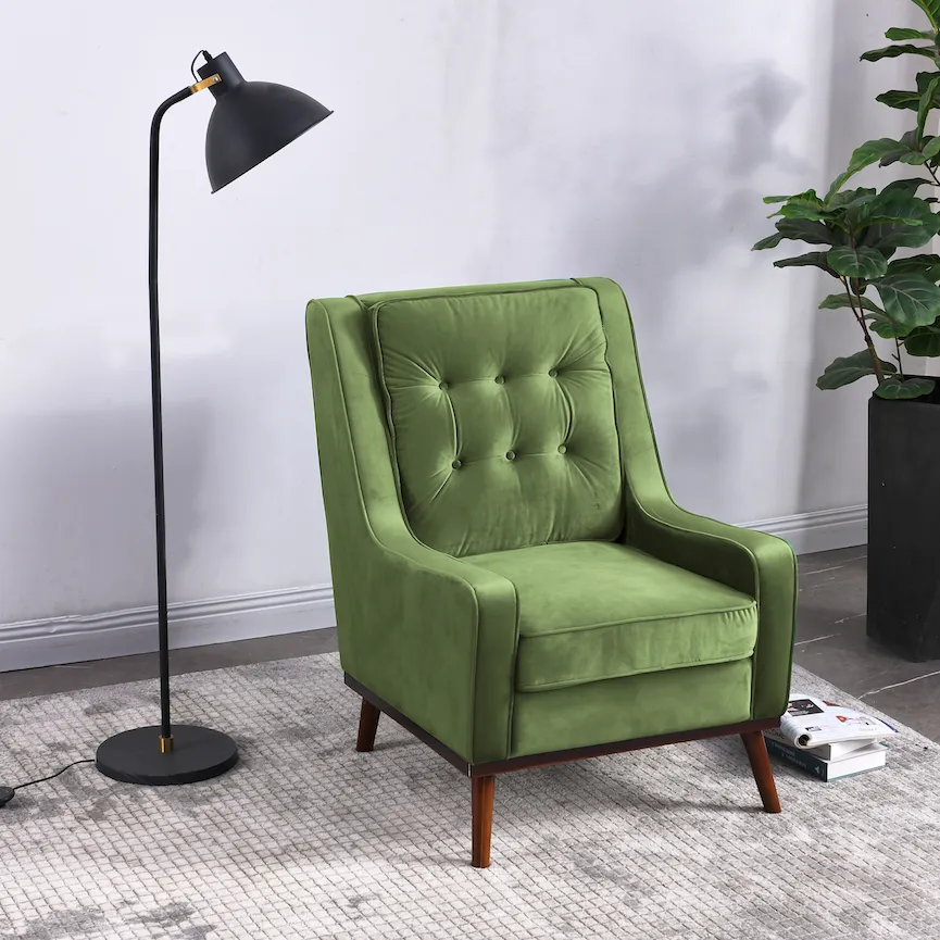 Rubeza Scott Collection Armchair - Grass Green 2