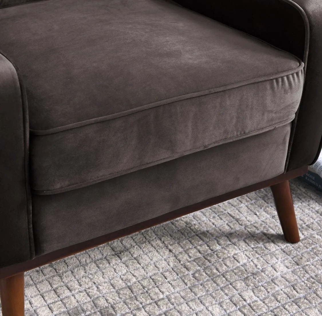 Rubeza Scott Collection Armchair - Iron Grey
