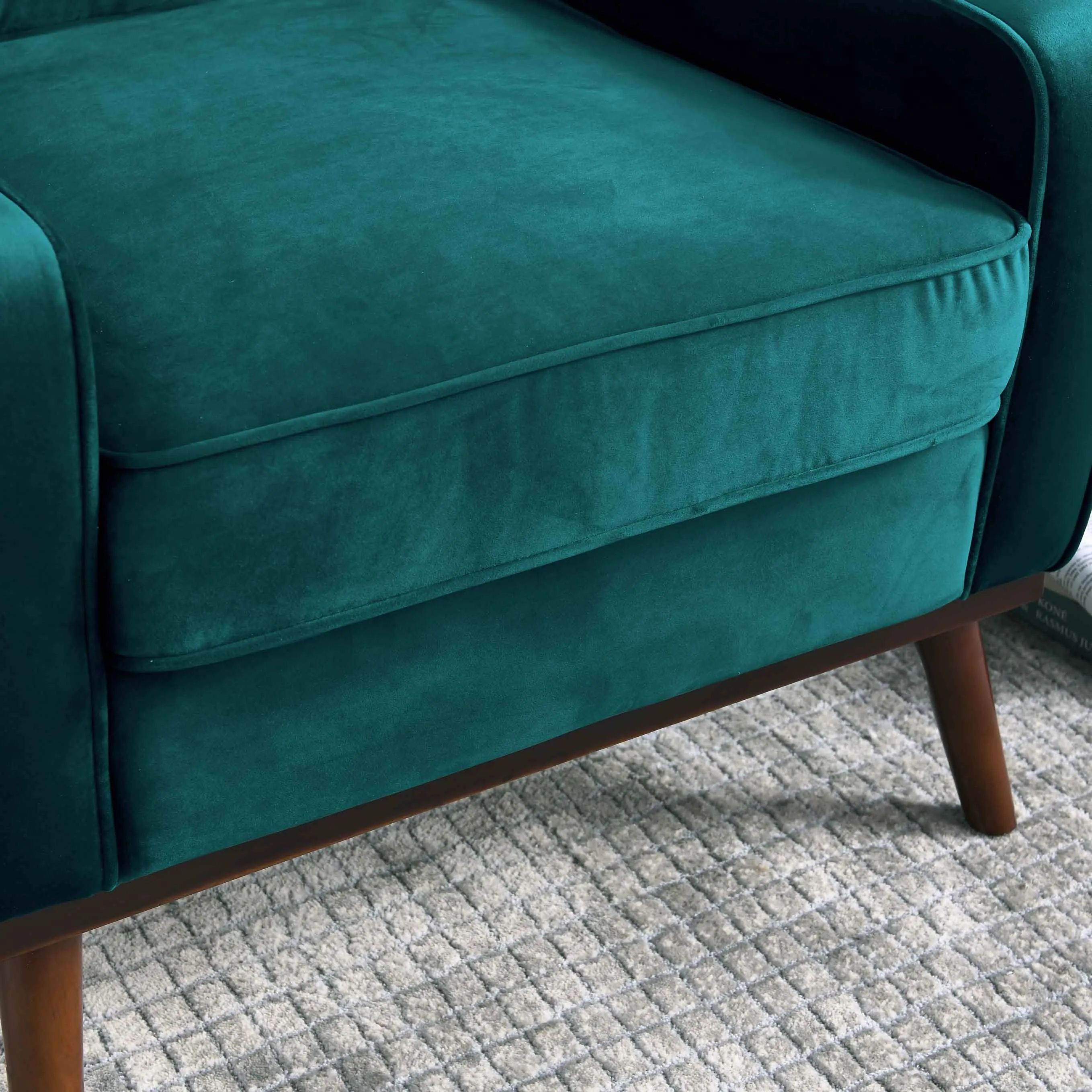 Rubeza Scott Collection Armchair - Ocean Green