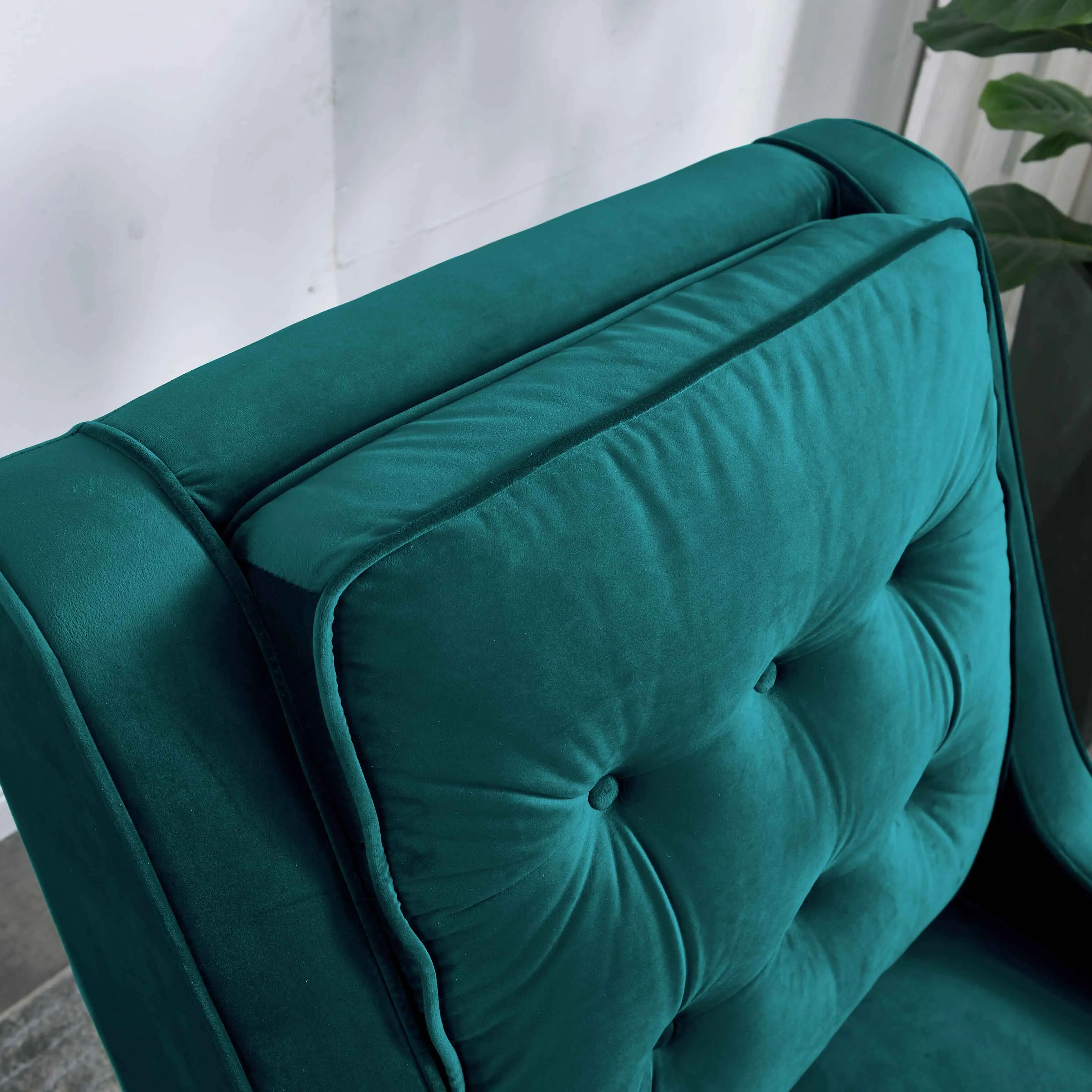 Rubeza Scott Collection Armchair - Ocean Green