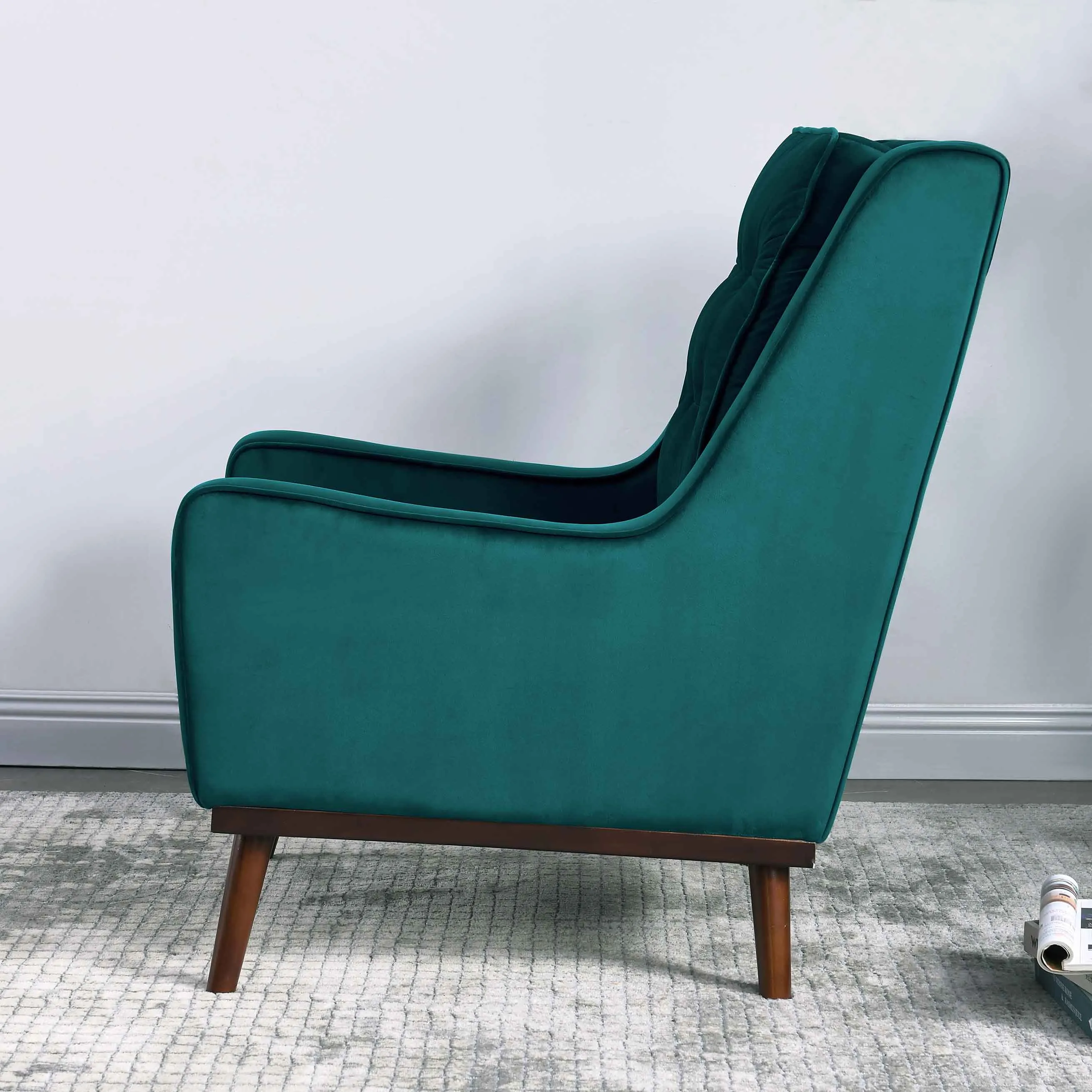 Rubeza Scott Collection Armchair - Ocean Green
