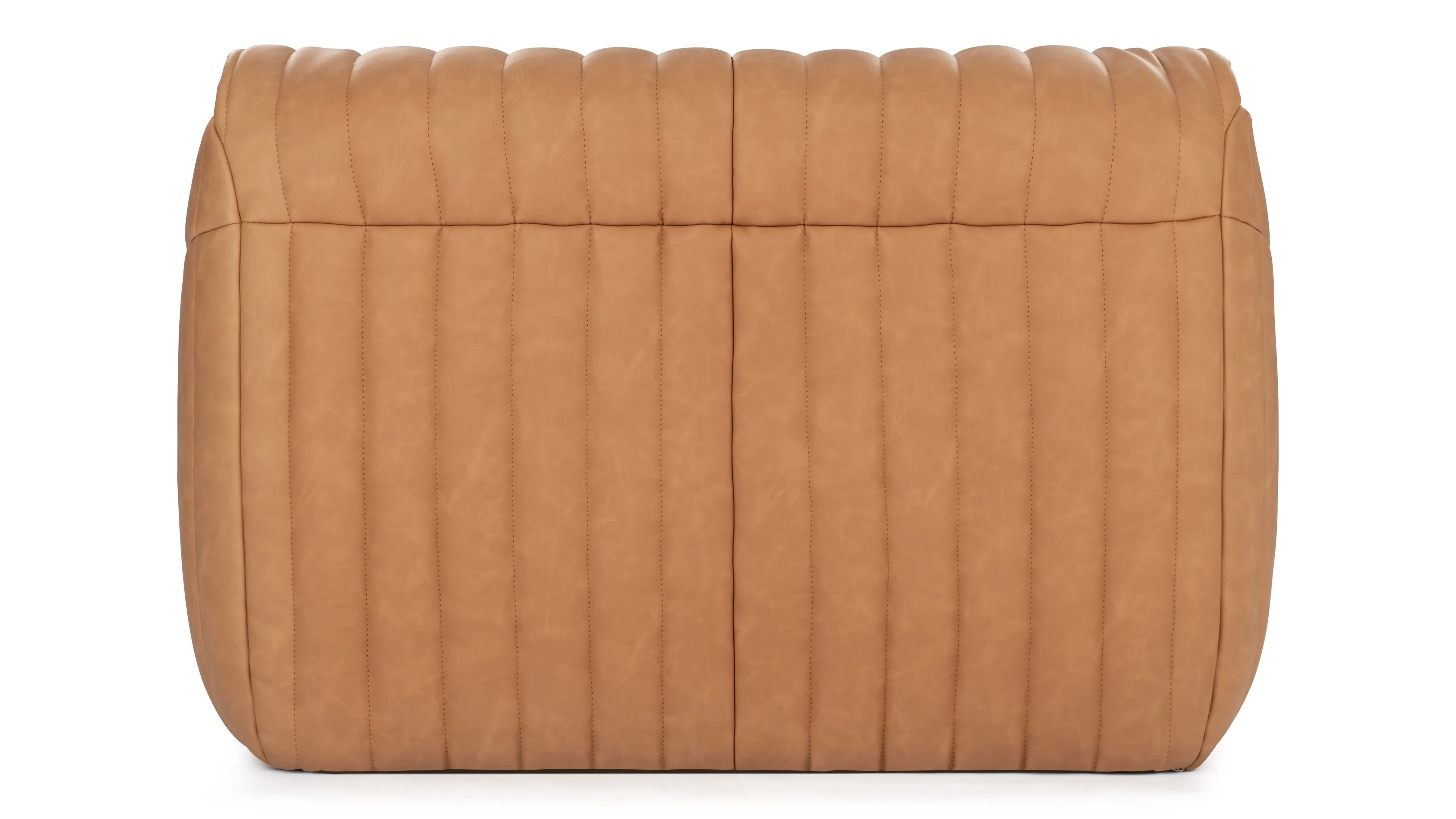 Sandra - Sandra Lounge Chair, Tan Vegan Leather