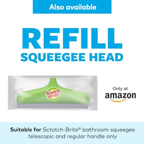 Scotch-Brite Bathroom Squeegee Plastic Wiper(30 cm)(Green)