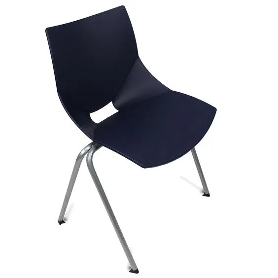Shell Side or Dining Stackable Chair Plastic White (Set of 2) Set of 2 chairs for $59.95