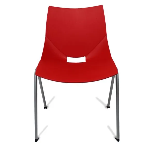 Shell Side or Dining Stackable Chair Plastic White (Set of 2) Set of 2 chairs for $59.95