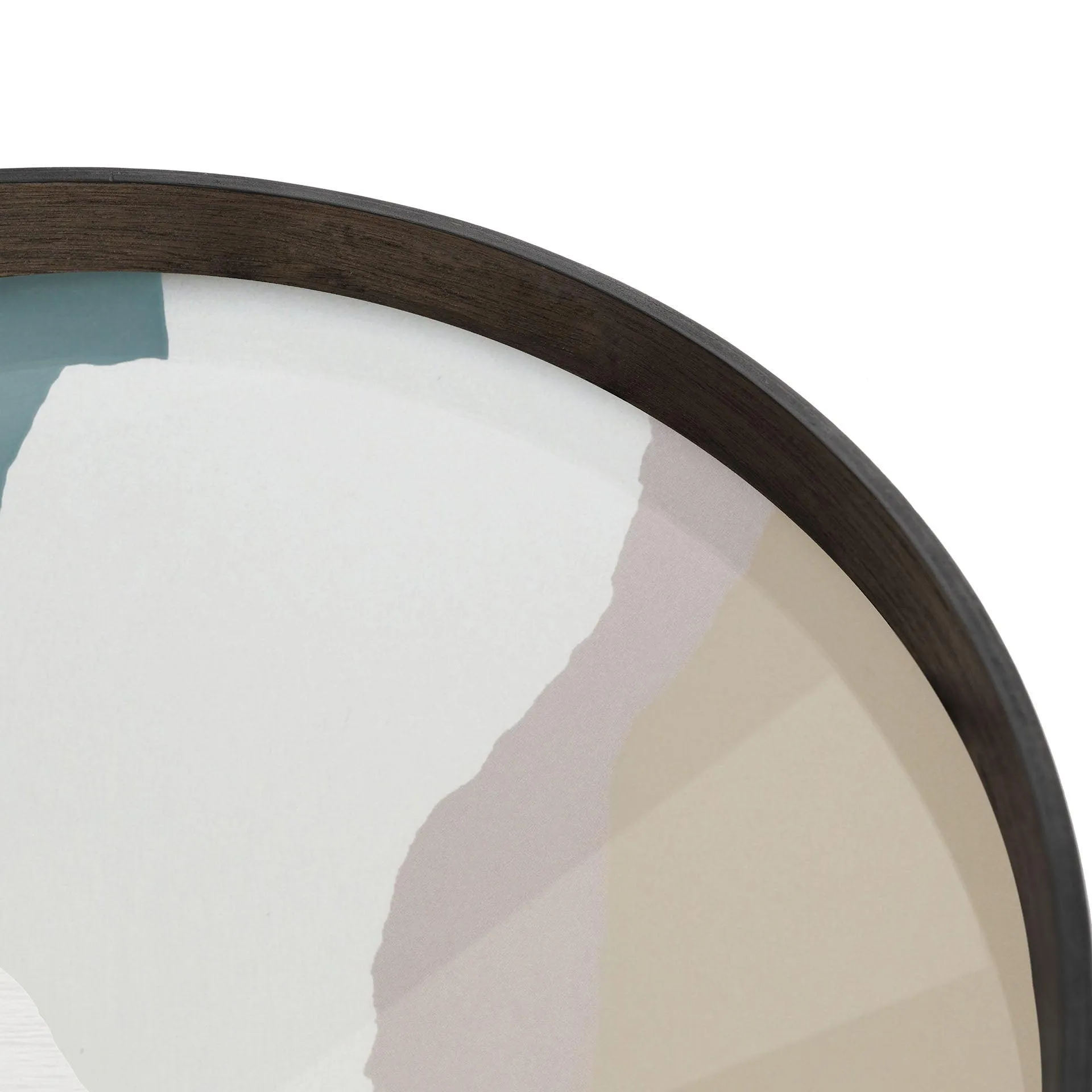 Slate Wabi Sabi Large Round Glass Tray