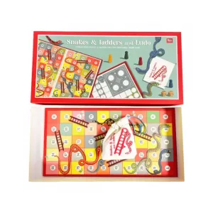Snakes & Ladders and Ludo Double Sided Board Game