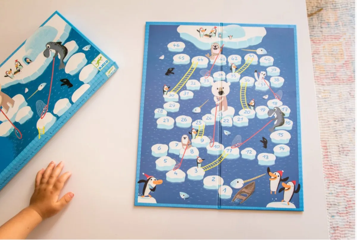 Snakes & Ladders Board Game - Djeco
