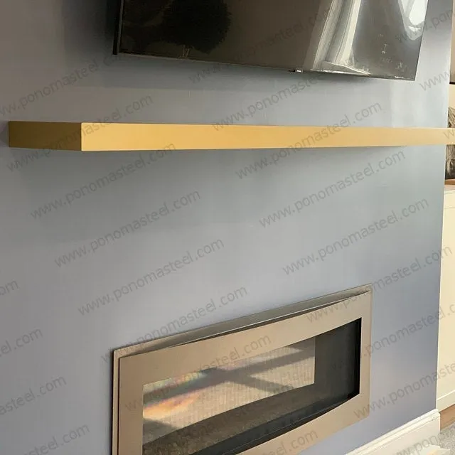 Stainless steel floating shelves available from stock
