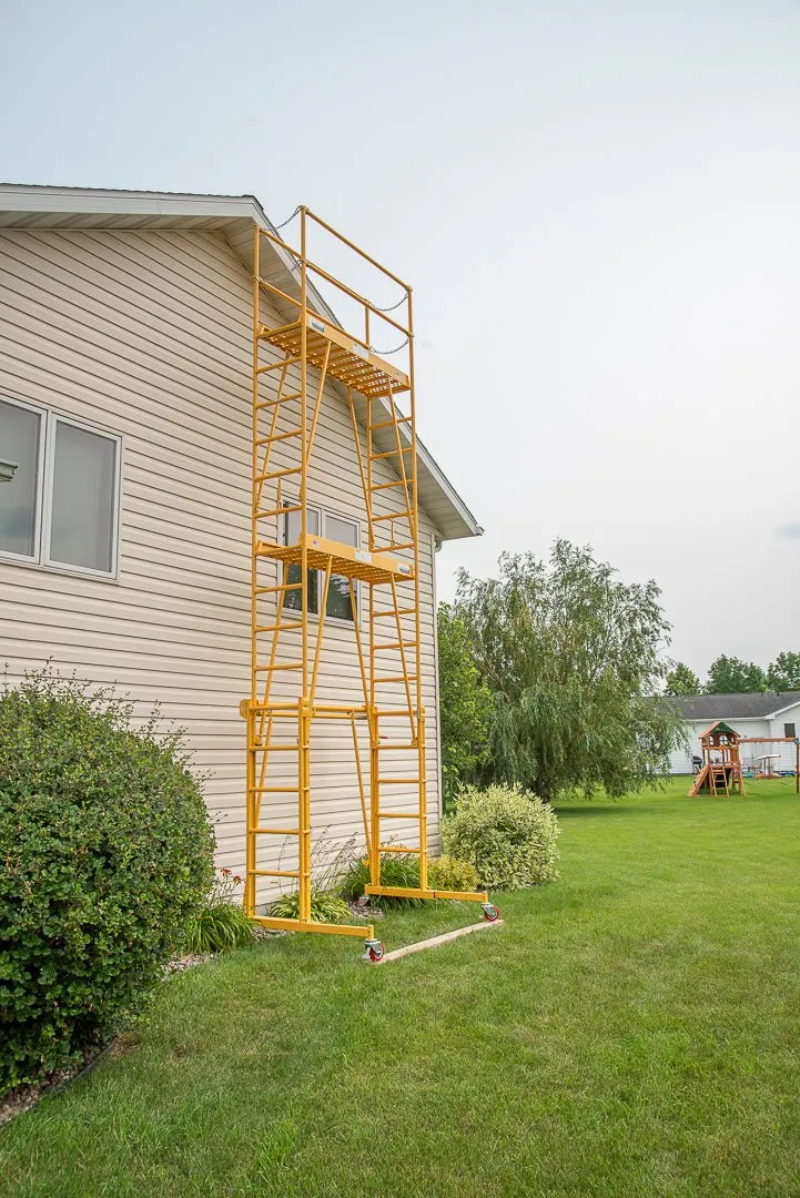 TELE-TOWER® ADJUSTABLE WORK PLATFORM MODEL 1101-96 1000 LBS 11' 8'X19" DECK SIZE