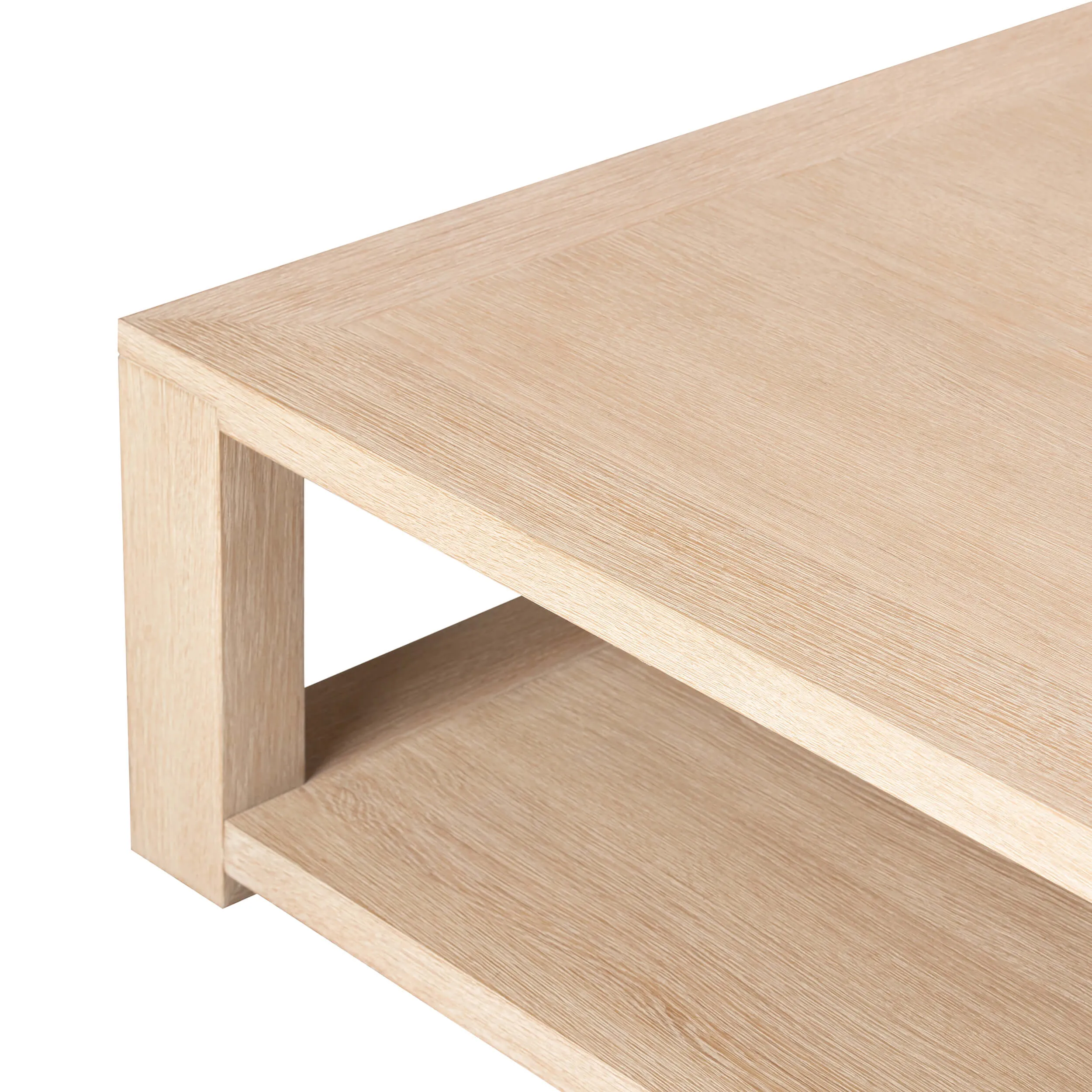 Thomas Coffee Table, Bleached Oak