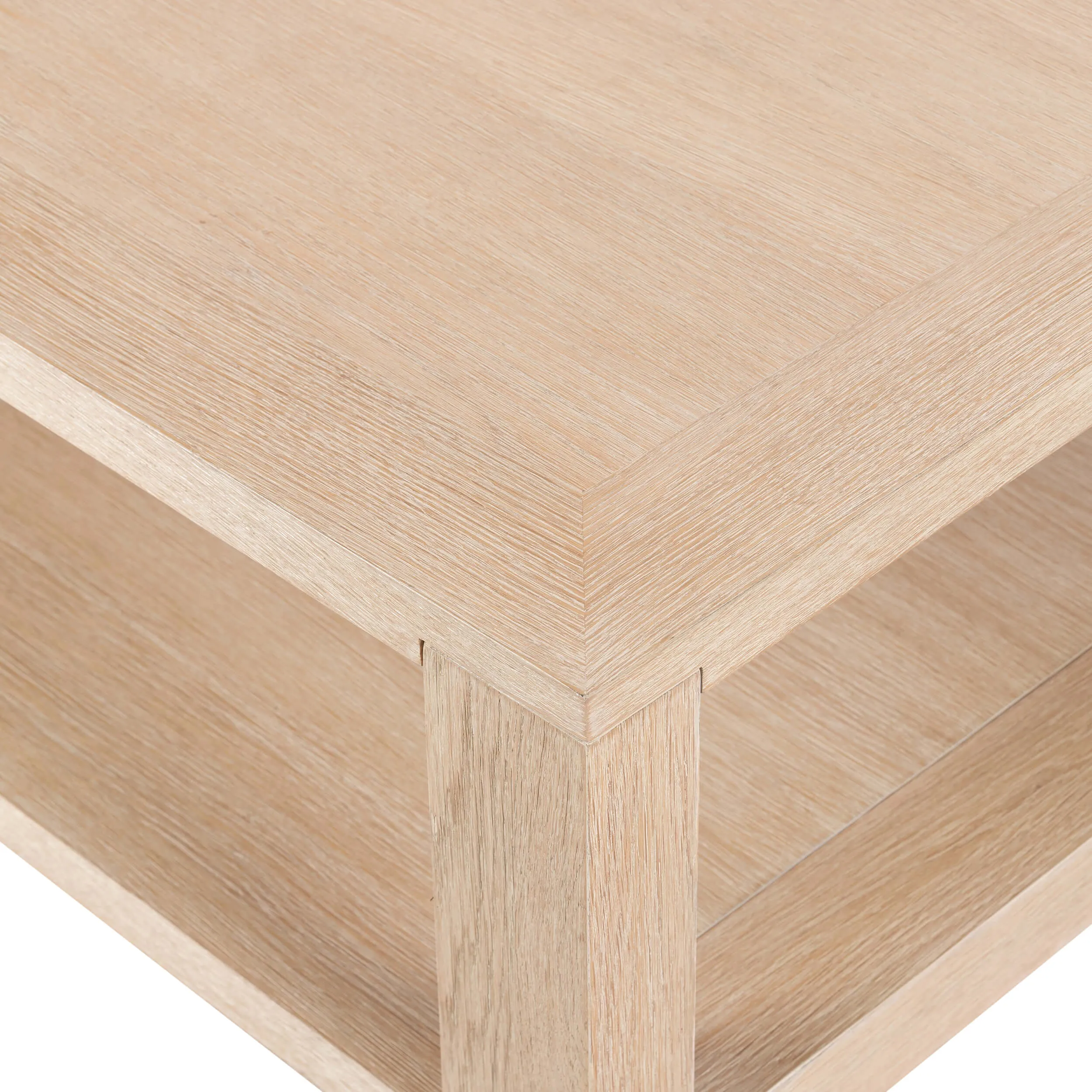 Thomas Coffee Table, Bleached Oak