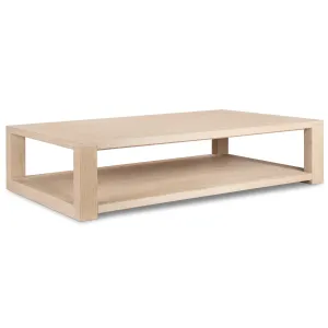 Thomas Coffee Table, Bleached Oak