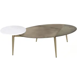 Tuner Oval Coffee Table