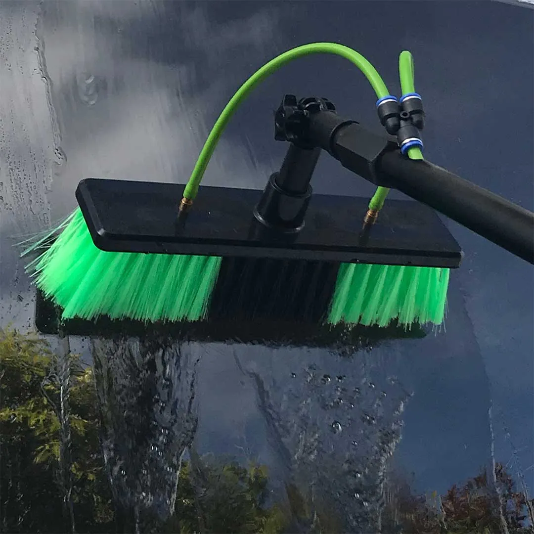 Window and Solar Panel Cleaning System: Rolling 12 Gallon Pro45 Water Tank with Water Fed Pole