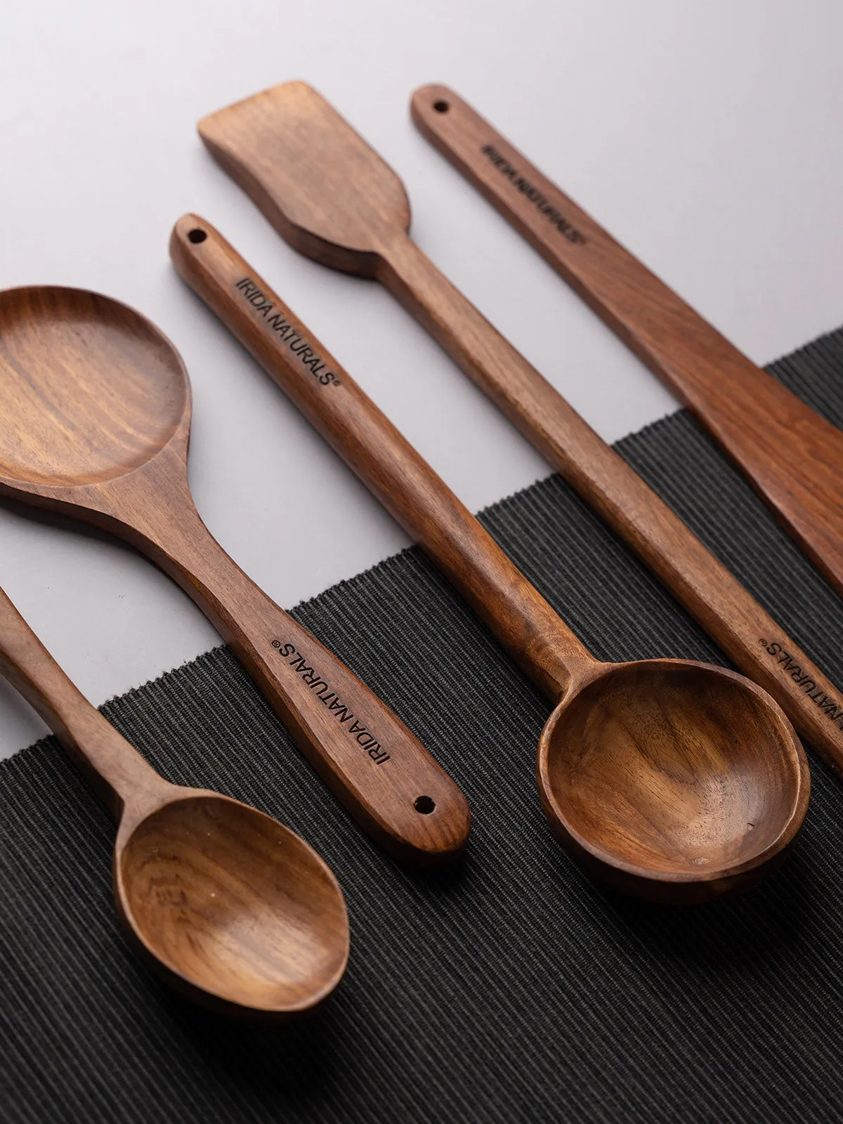 Wooden Ladles Set Of Five